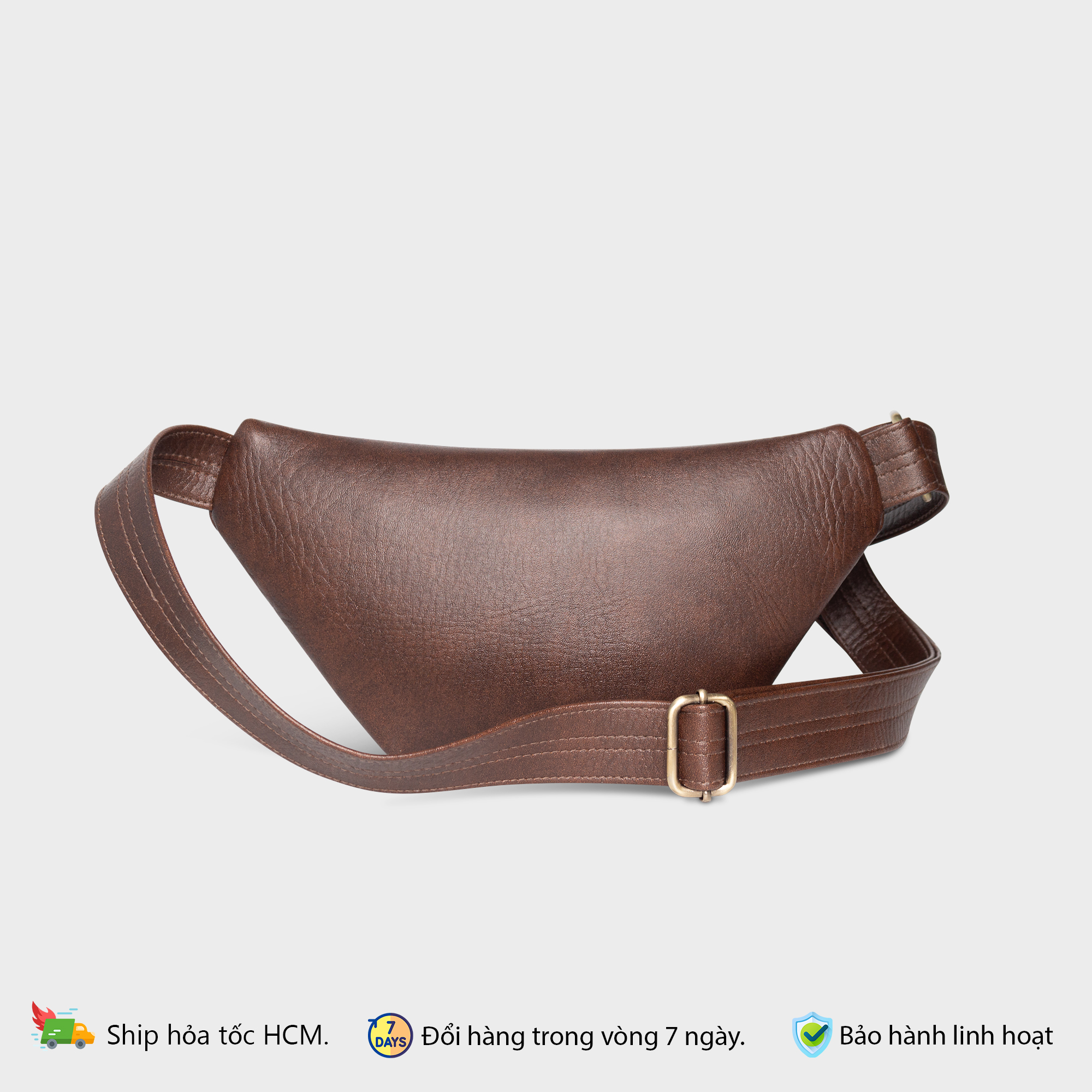 Túi đeo chéo bao tử unisex không thấm nước FADODA FDC8