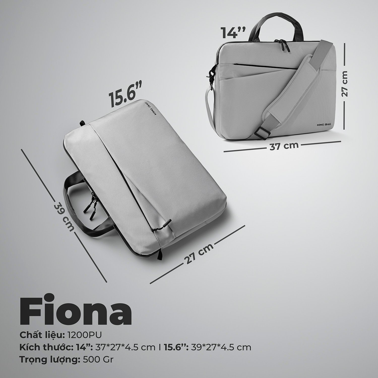 Túi Chống Sốc Laptop 14 - 16 Inch KINGBAG LUNA Cao Cấp