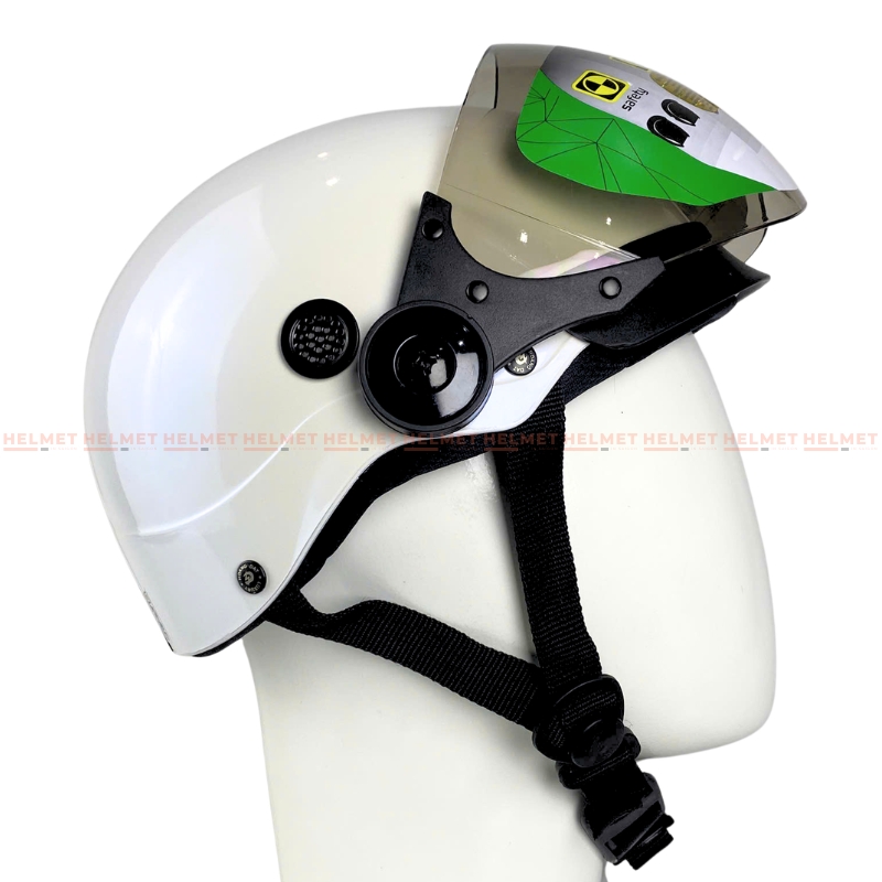 Mũ bảo hiểm 1/2 đầu có kính SOVAX S01K - MBH nửa đầu kính ngoài an toàn, gọn nhẹ, nhiều màu, che nắng gió