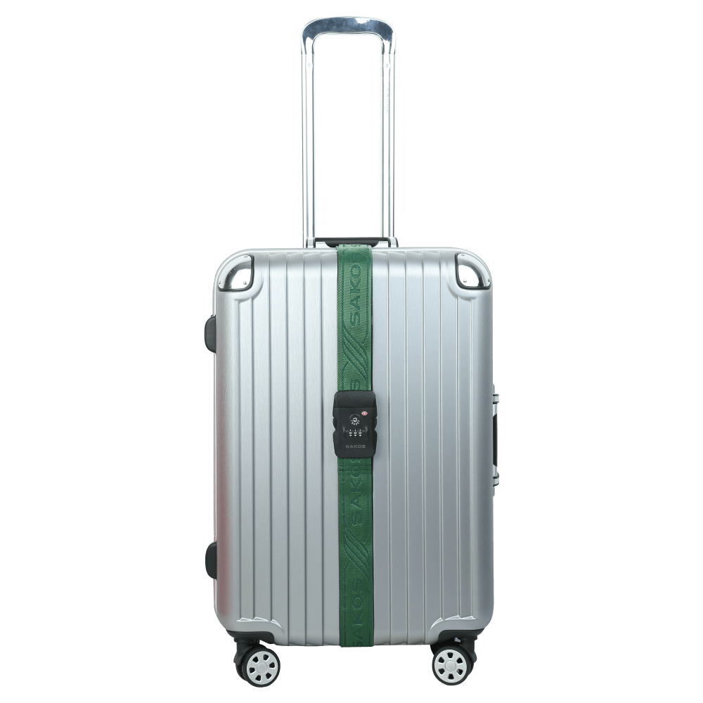 Dây Đai Khóa Hành Lý SAKOS KING LOCK 1 Chiều Có Khóa Số An Ninh TSA