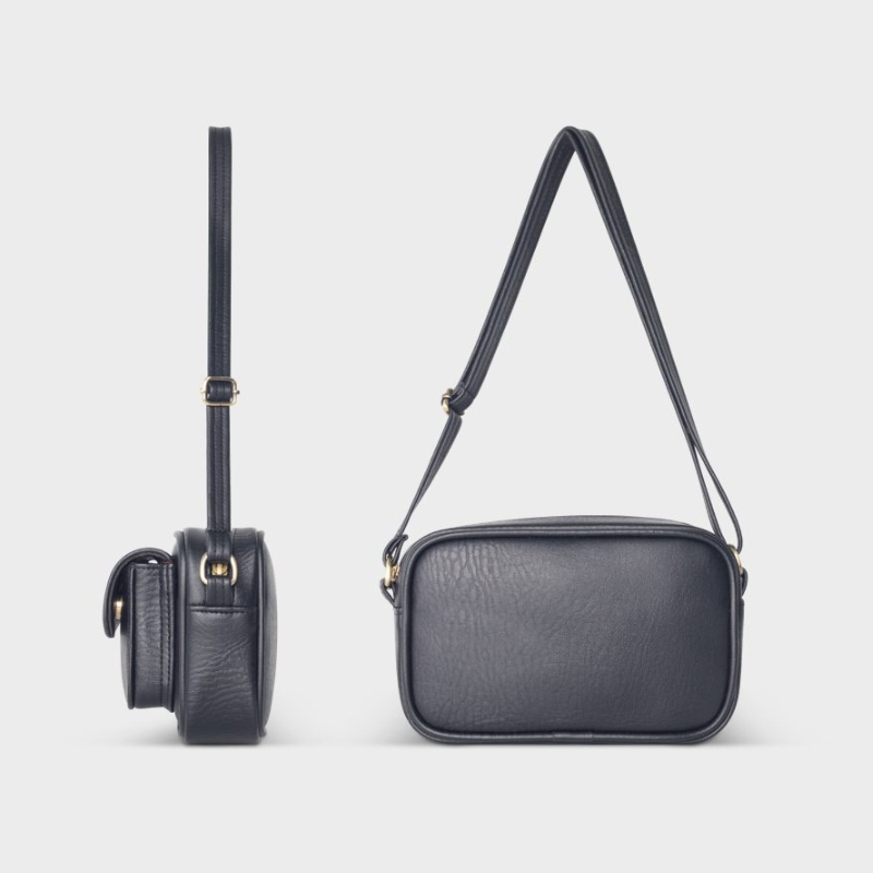 Túi đeo chéo da unisex dáng ngang FADODA FN11 gọn nhẹ vintage chống thấm nước, không bong tróc