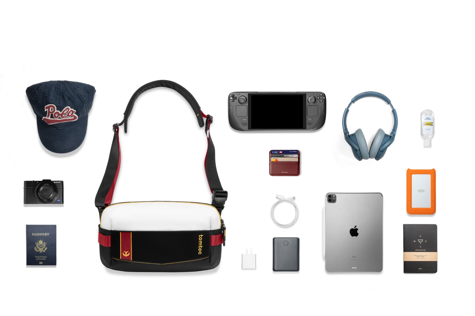 TÚI ĐEO CHÉO TOMTOC MONSTER HUNTER ROYAL ORDER-THEMED EDC SLING BAG M, 11INCH – T21M1D1MH (H02B4S1).