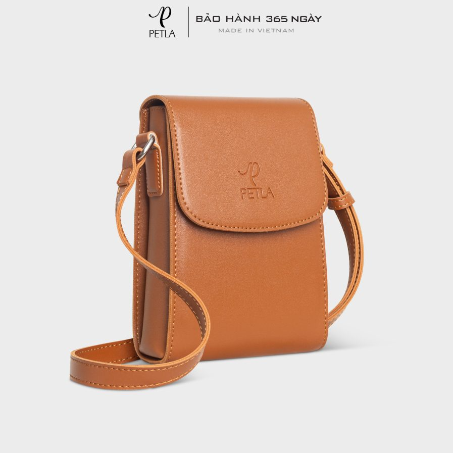 Túi đeo chéo da mini cho nữ PETLA LN17 - Đựng phụ kiện nhỏ gọn, thời trang, chống thấm