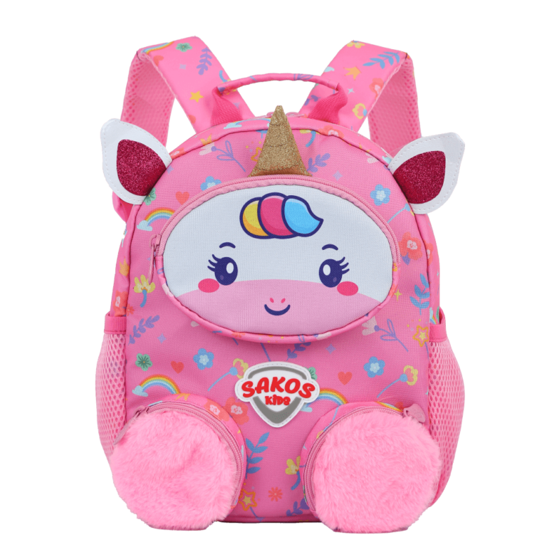 Balo Mẫu Giáo Trẻ Em Hình Thú SAKOS LOLLIPOP - Họa Tiết Dễ Thương Cho Bé - BH Dài Hạn