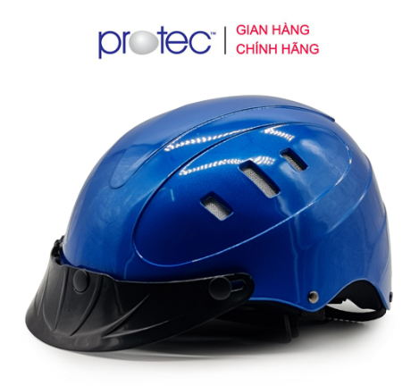 Mũ Bảo Hiểm Nửa Đầu PROTEC ROSA RLW Đơn Màu - Size L, An Toàn, Thời Trang
