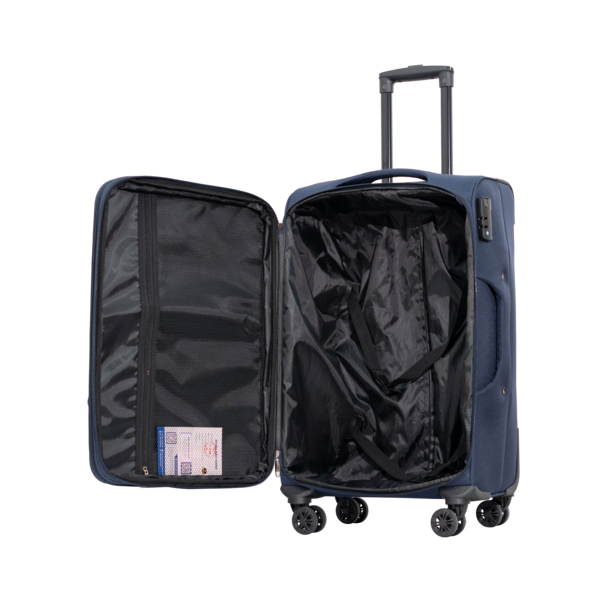 Vali kéo vải HÙNG PHÁT 026 size ký gửi 28 inch - Chống thấm nhẹ, nhiều ngăn, nới rộng tăng 25% sức chứa