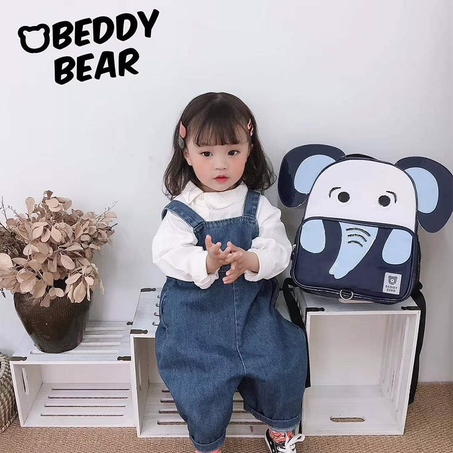 Balo Tiểu Học Chống Gù BEDDYBEAR Happy Paradise Cho Bé Mẫu Giáo BJX-LY