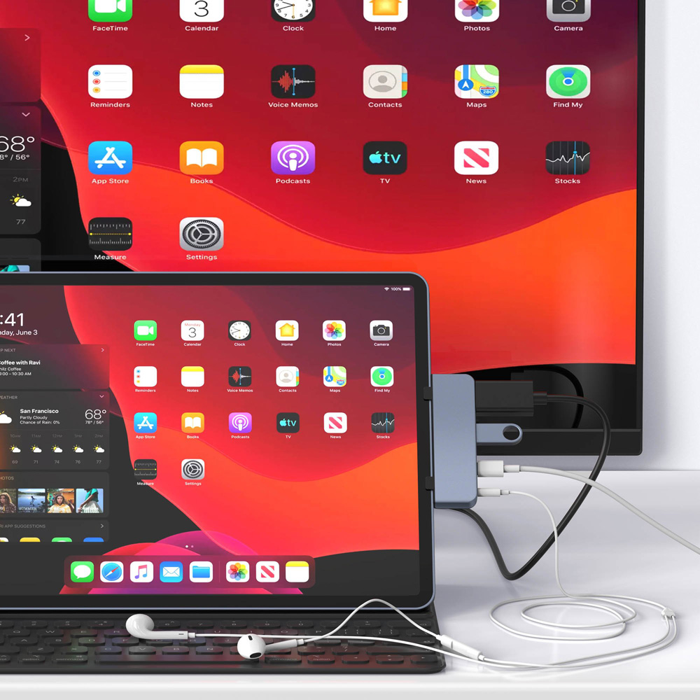 Cổng Chuyển Chuyên dụng HYPERDRIVE IP PRO 4-In-1 HDMI 4K/30HZ USB-C HUB - HD319E