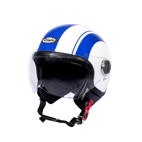 Mũ Bảo Hiểm Andes 3/4 đầu Có Kính 3S103DL-Tem Bóng-W331