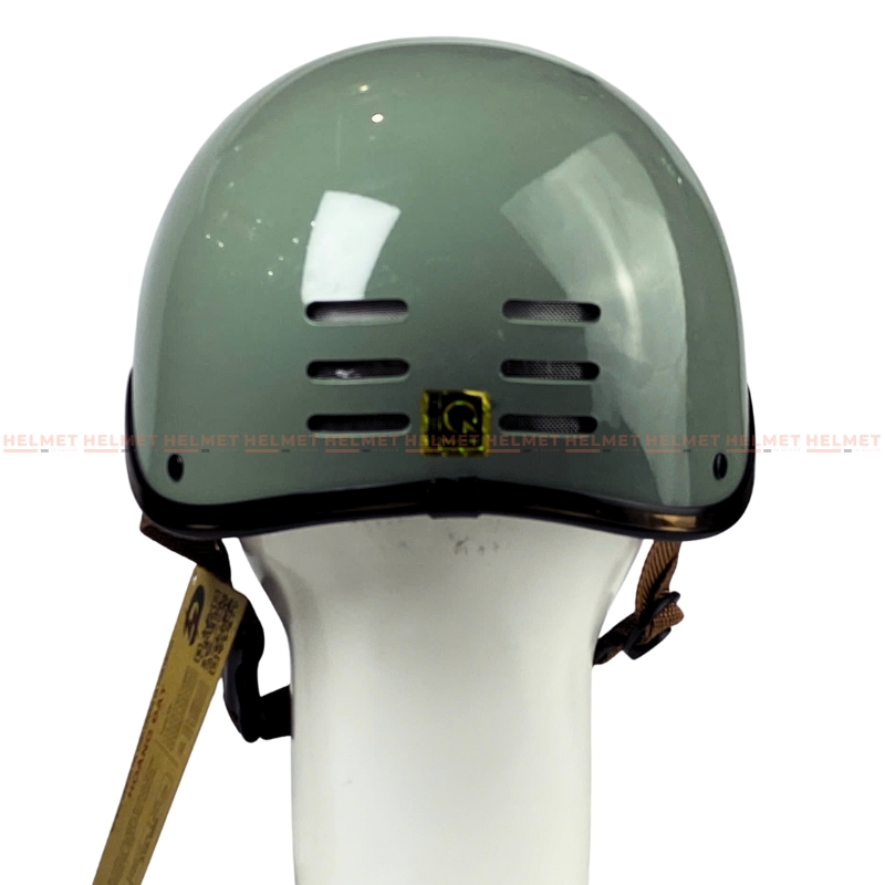 Mũ bảo hiểm cá heo 1/2 đầu SOVAX viền vàng - Gọn nhẹ, thoáng khí, MBH nửa đầu Hoằng Đạt thời trang