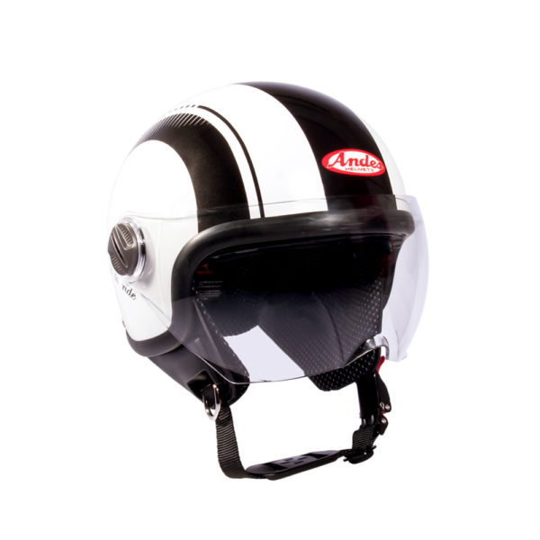 Mũ Bảo Hiểm Andes 3/4 đầu Có Kính 3S103DL-Tem Bóng-W331