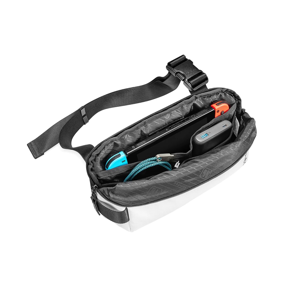 Túi Đeo Chéo TOMTOC Lightweight Codura Sling Bag H02-A04W01 White