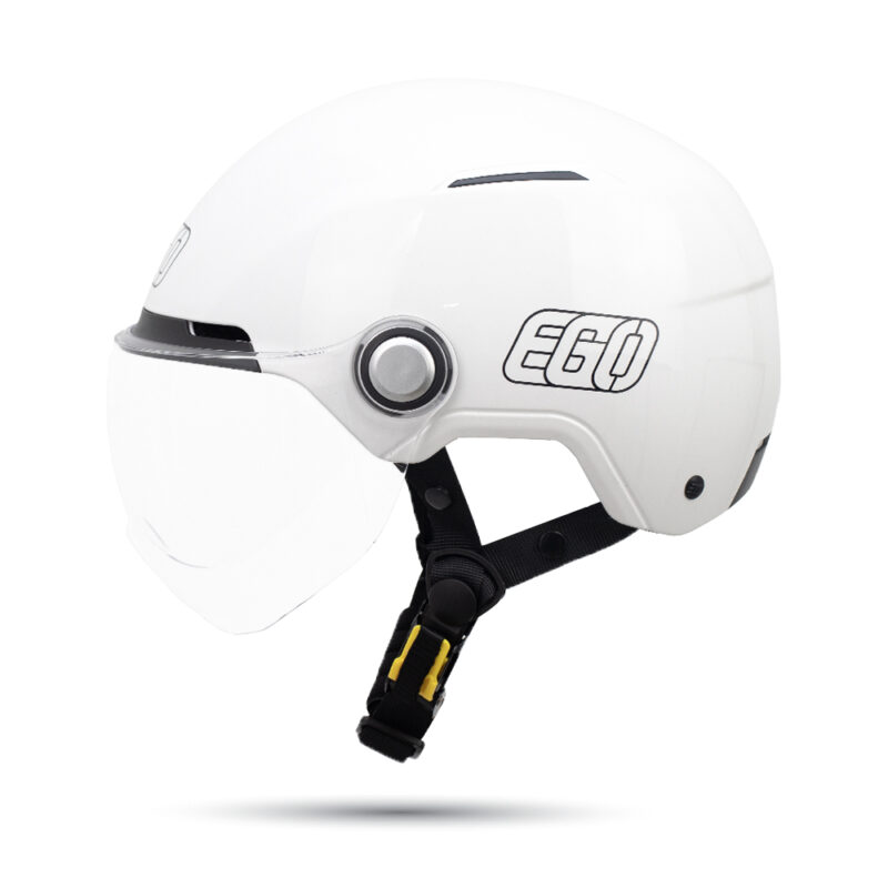 Mũ bảo hiểm 1/2 đầu EGO E-22 có kính - MBH nửa đầu cứng cáp, thoáng khí, có núm tăng chỉnh size linh hoạt