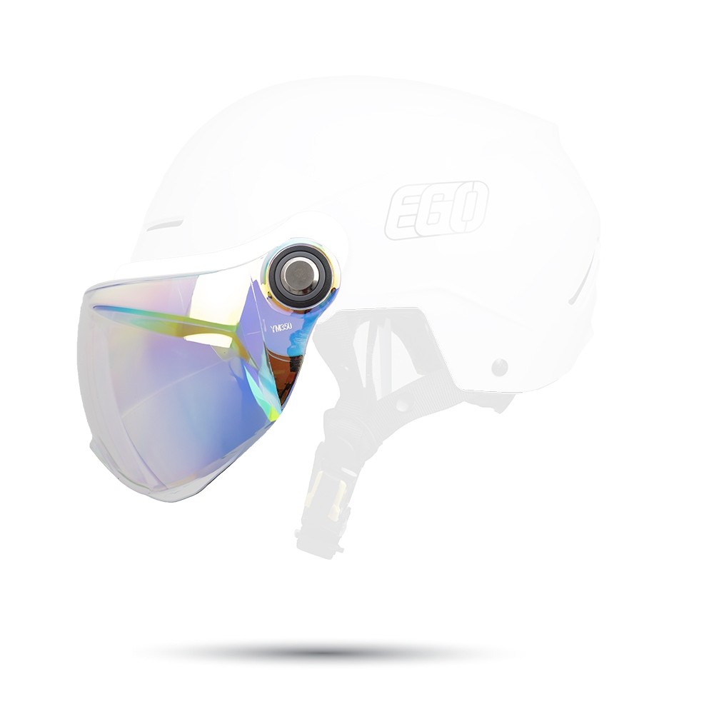 Kính chắn gió mũ bảo hiểm EGO E-22/E-23 - Kính rời dài/ngắn tháo lắp chống bụi, nắng (không bao gồm mũ)