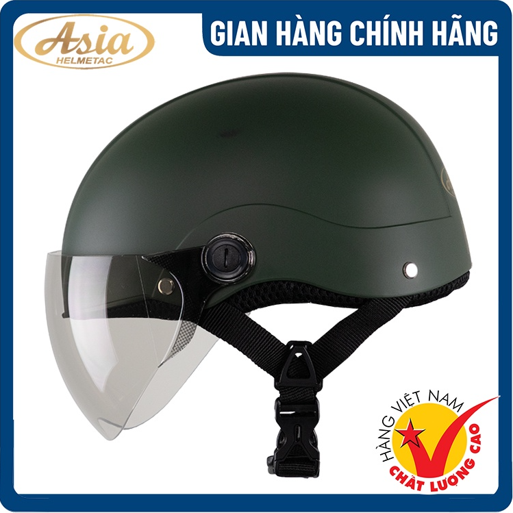 Mũ Bảo Hiểm nửa đầu có kính Asia MT-128K