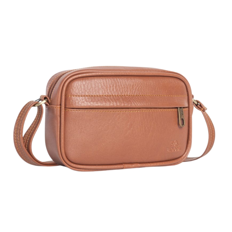 Túi đeo chéo da unisex FADODA FN09 vintage, cao cấp, gọn nhẹ, chống thấm nước, không bong tróc