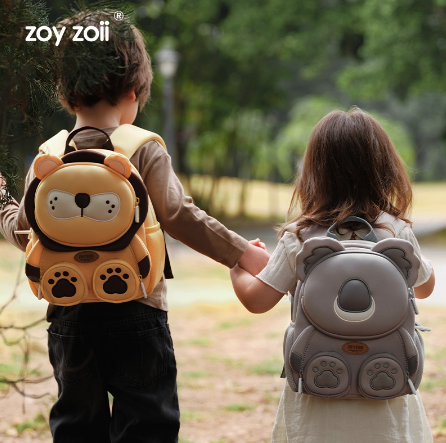 Balo đi học cho bé Zoy Zoii Forest animal backpack cho bé trai, bé gái mầm non Mã B38