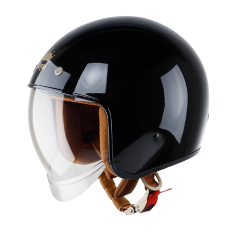 Mũ bảo hiểm 3/4 đầu kính âm ROYAL M139 trơn - MBH giấu kính unisex chuẩn an toàn, chịu va đập mạnh