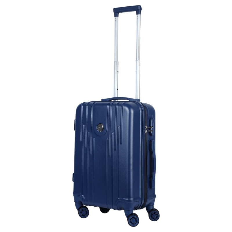 Vali kéo nhựa STARGO Brillant size M ký gửi 24 inch, khóa 3 số, có móc treo, vách ngăn chống đổ, đai chữ X