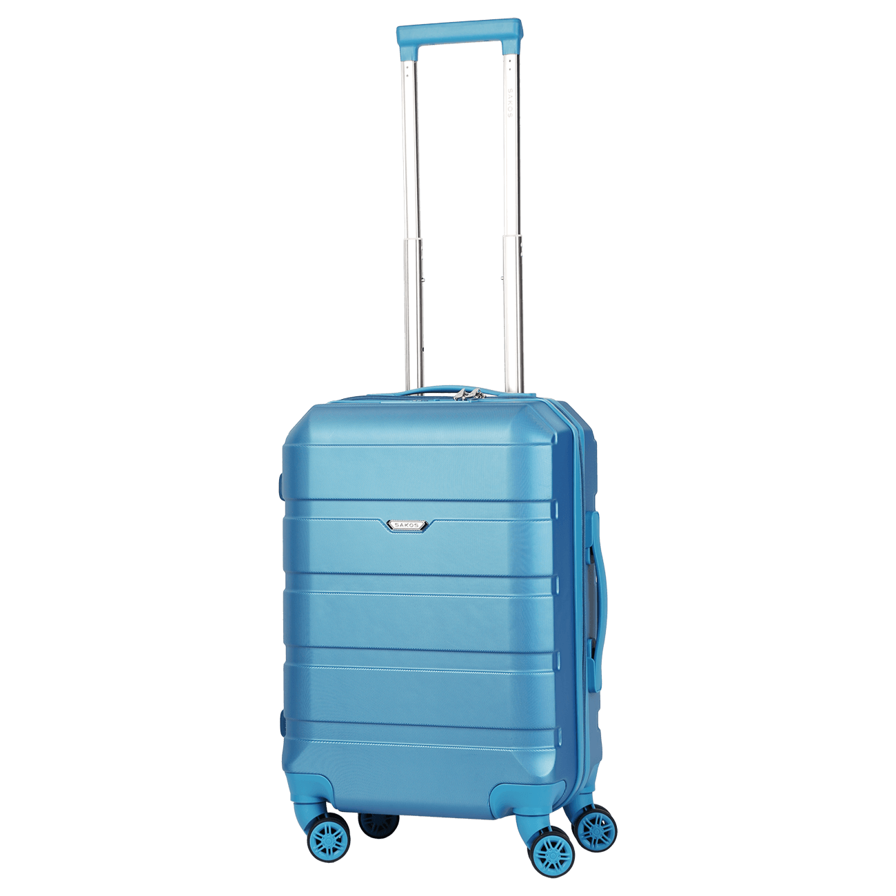 Vali kéo nhựa SAKOS Avenir size S xách tay 20 inch có ngăn nới rộng - Cổng sạc USB - Khóa TSA