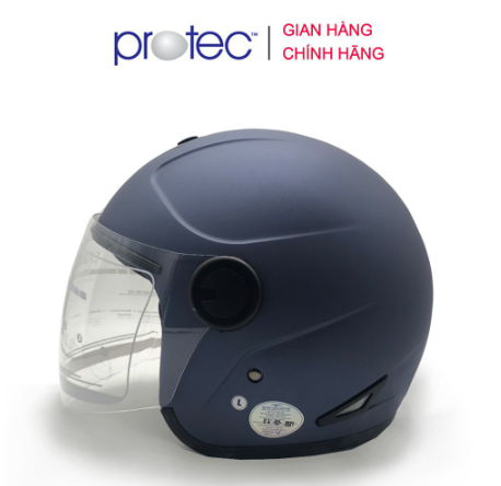 Mũ Bảo Hiểm 3/4 Có Kính PROTEC MO-001, Kiểu Dáng Mới, Gọn Nhẹ, Ôm Sát Đầu, Thời Trang