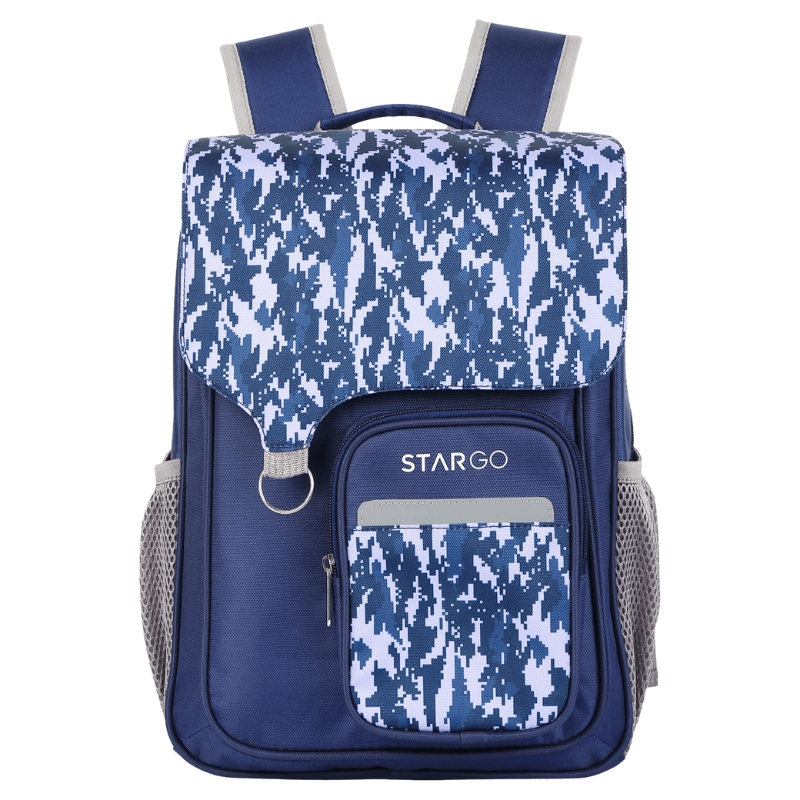Balo học sinh STARGO Brili cho bé tiểu học lớp 3 4 5 - Nhẹ, chống gù, đai trợ lực, đứng form, đồ họa tươi sáng