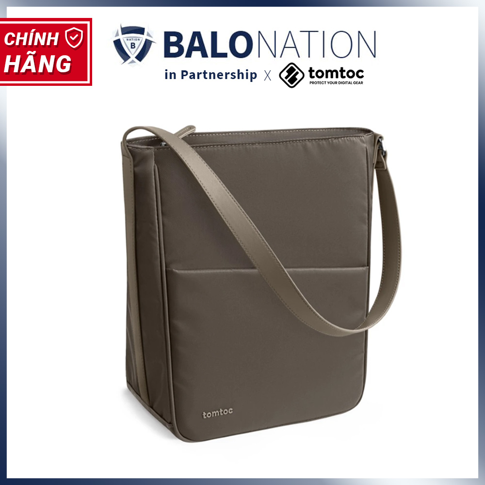 Túi Đeo Vai Kiêm Balo Laptop TOMTOC Slash Sling Bag Taupe 11 inch H63A1K1 / Ultrabook 13 14 inch H63C1K1