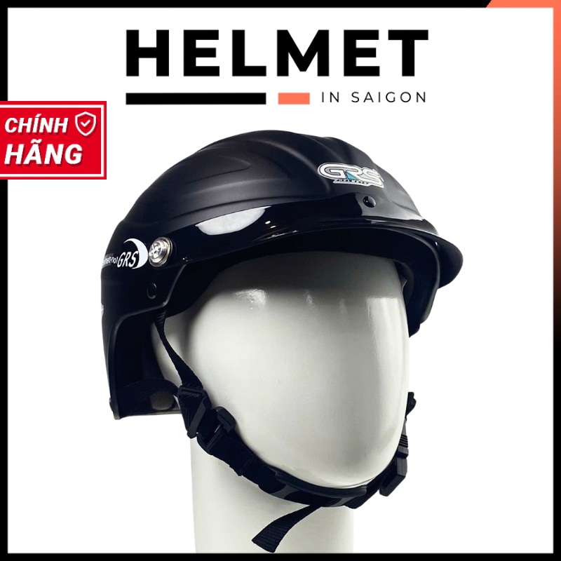 Mũ bảo hiểm 1/2 đầu GRS A860 không kính size lớn - MBH nửa đầu chuẩn an toàn, cực êm, chống trầy