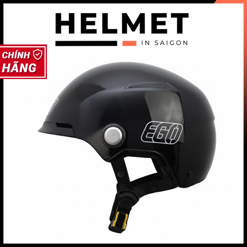 Mũ bảo hiểm 1/2 đầu EGO E-22 không kính - MBH nửa đầu cứng cáp, thoáng khí, có núm tăng chỉnh size linh hoạt