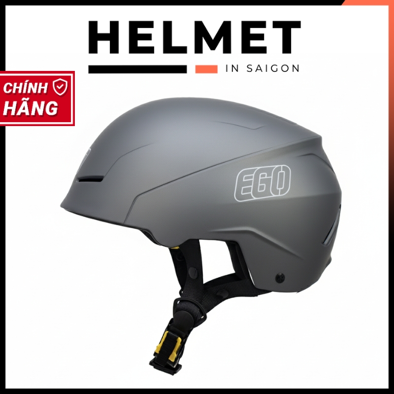 Mũ bảo hiểm 1/2 đầu EGO E-23 không kính vòng đầu lớn - MBH nửa đầu thoáng khí, an toàn, có núm điều chỉnh size