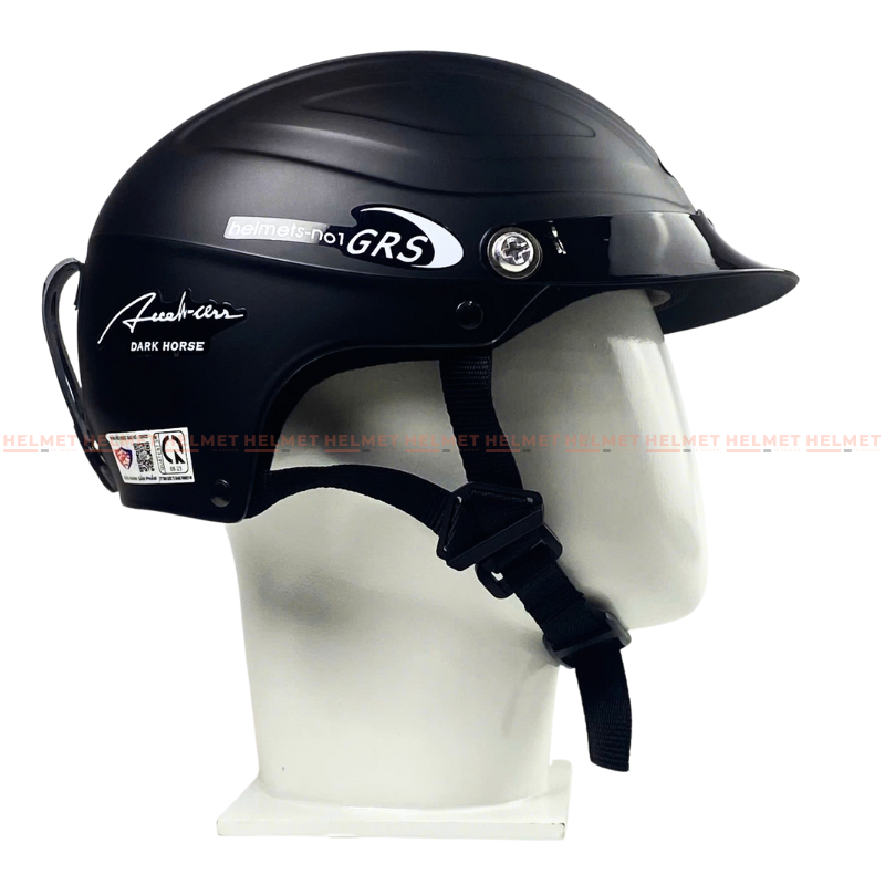 Mũ bảo hiểm 1/2 đầu GRS A860 không kính size lớn - MBH nửa đầu chuẩn an toàn, cực êm, chống trầy