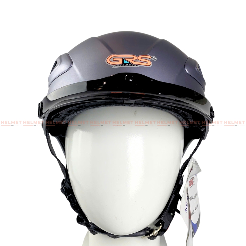 Mũ bảo hiểm 1/2 đầu kính âm GRS A966 - MBH nửa đầu 1 kính chắn gió, lòng nón sâu, lót tháo rời, chịu va đập