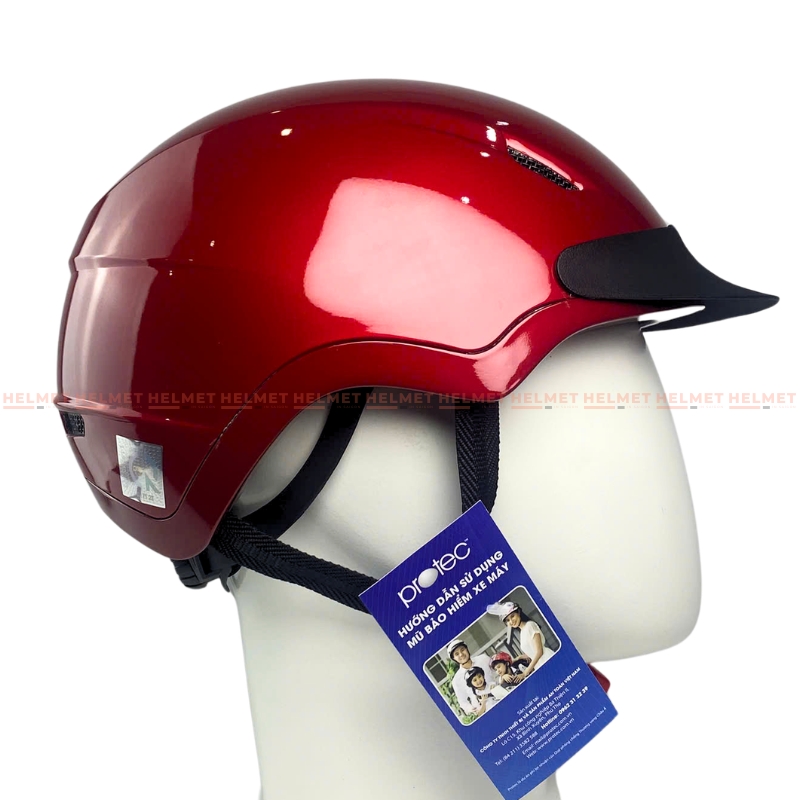 Mũ bảo hiểm thời trang siêu nhẹ Protec IM01 / IM03, nặng chỉ 350g, mẫu mới, an toàn gấp bội