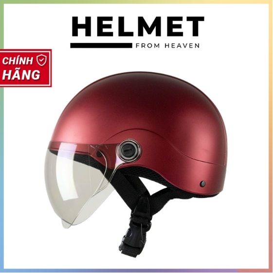 Mũ Bảo Hiểm nửa đầu có kính Asia MT-128K