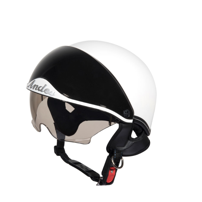 Mũ bảo hiểm 1/2 đầu kính âm ANDES 3S139 - MBH nửa đầu giấu kính cứng cáp, chịu va đập mạnh