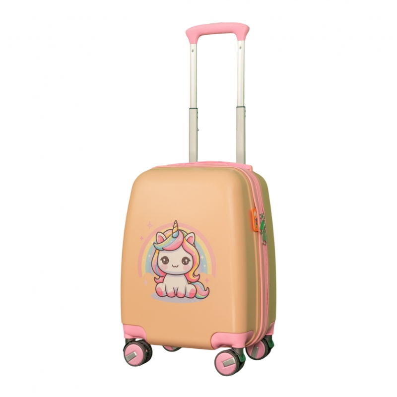 [CHÍNH HÃNG] Vali kéo nhựa trẻ em HÙNG PHÁT PIKA 876 - Đáng yêu, khoang chứa rộng, bánh xe xoay 360 độ, an toàn, bền bỉ