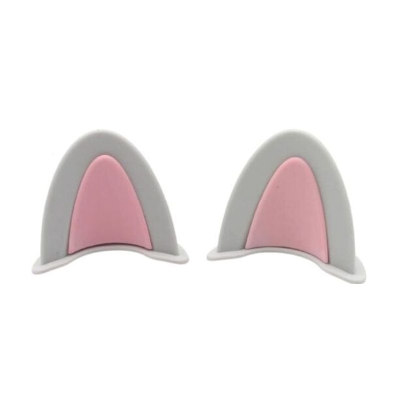 [CHÍNH HÃNG] Phụ kiện tai mèo 2 màu gắn mũ bảo hiểm trang trí siêu dễ thương, thời trang, đáng yêu vô hạn (bộ 2 cái)