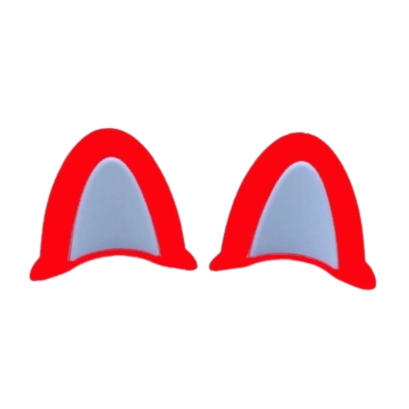 [CHÍNH HÃNG] Phụ kiện tai mèo 2 màu gắn mũ bảo hiểm trang trí siêu dễ thương, thời trang, đáng yêu vô hạn (bộ 2 cái)