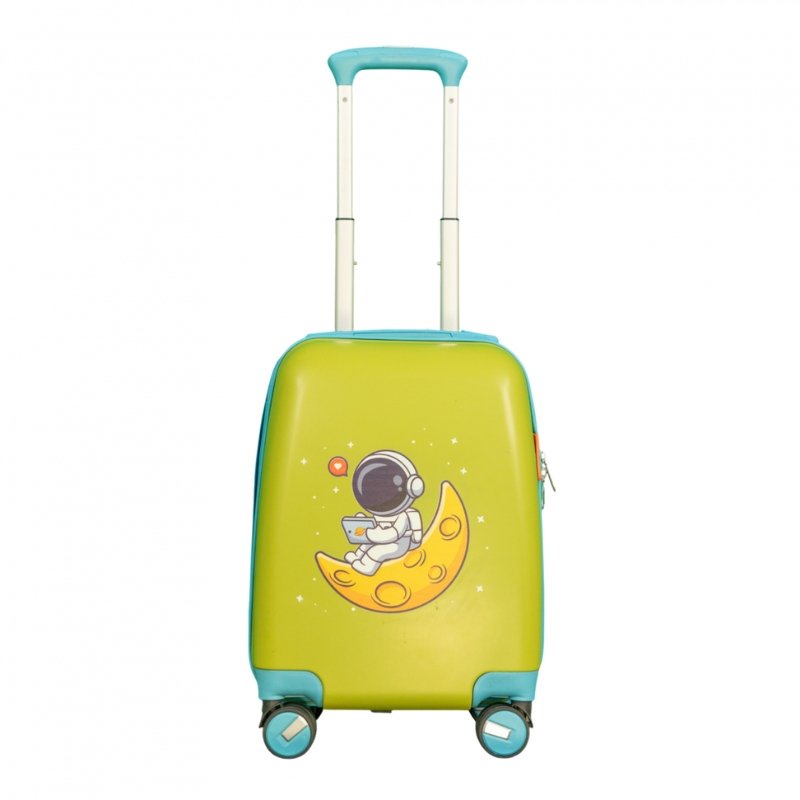 [CHÍNH HÃNG] Vali kéo nhựa trẻ em HÙNG PHÁT PIKA 876 - Đáng yêu, khoang chứa rộng, bánh xe xoay 360 độ, an toàn, bền bỉ