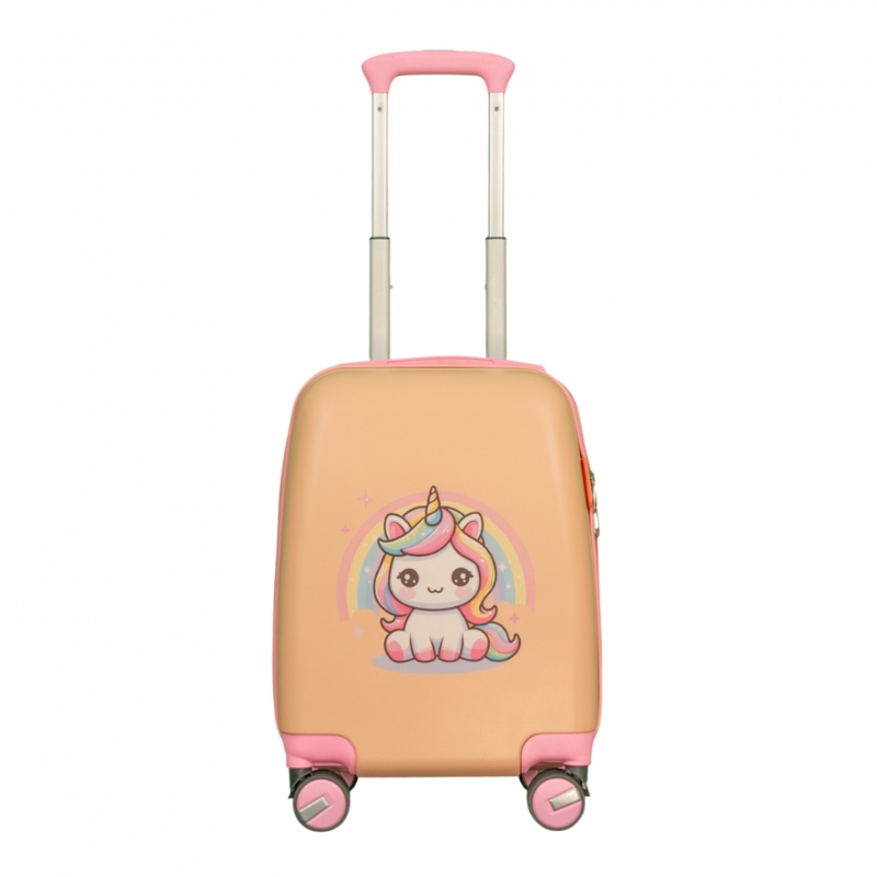 [CHÍNH HÃNG] Vali kéo nhựa trẻ em HÙNG PHÁT PIKA 876 - Đáng yêu, khoang chứa rộng, bánh xe xoay 360 độ, an toàn, bền bỉ