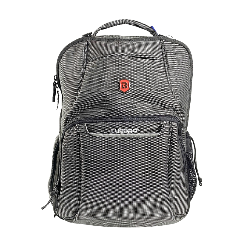 Balo laptop 17 inch LUGBRO Jamboree - Sức chứa lớn, nhiều ngăn, vải trượt nước, đai gài vali, cổng dây sạc