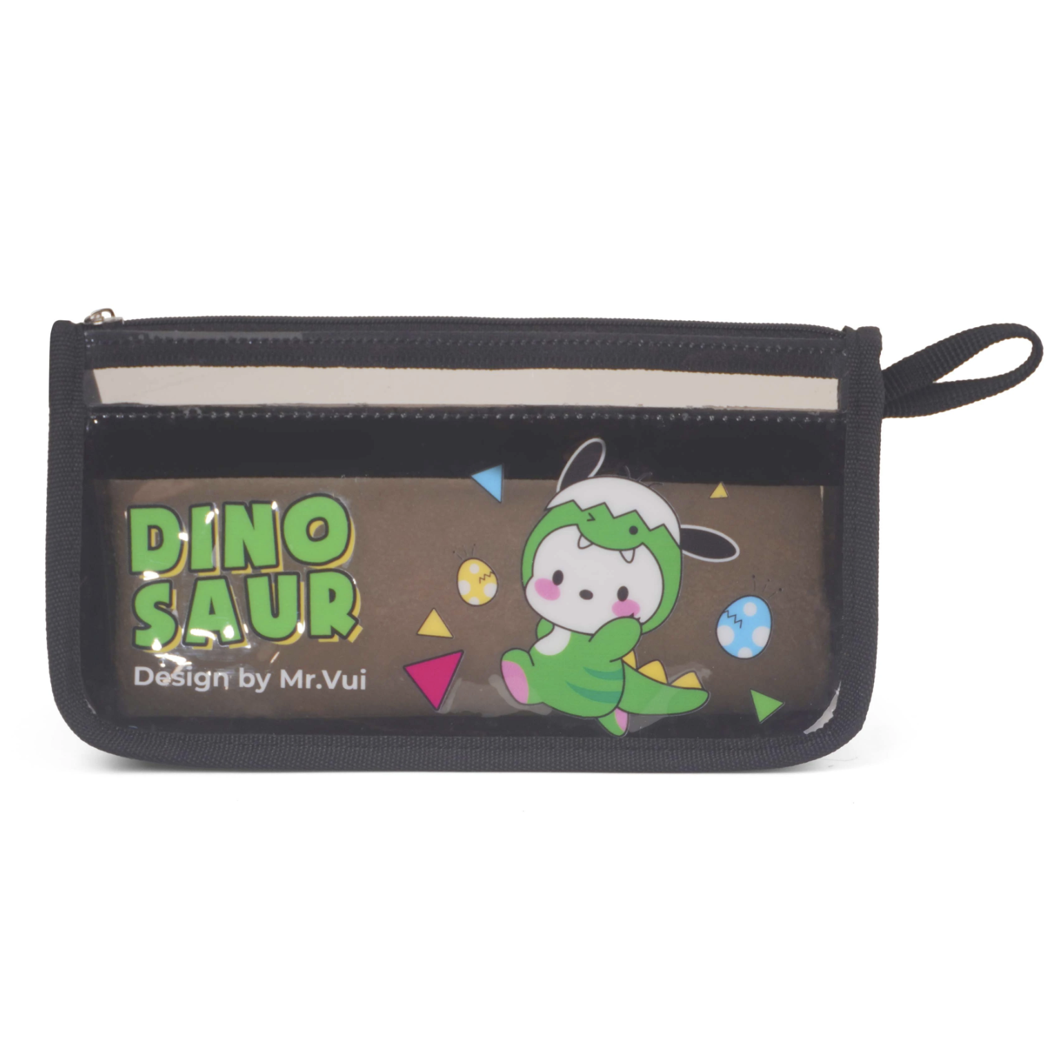 Bóp viết (Hộp bút) MR VUI 005 cho bé trai bé gái lớp 1 2 3 4 5 - Siêu nhẹ, phụ kiện đáng yêu, chống thấm