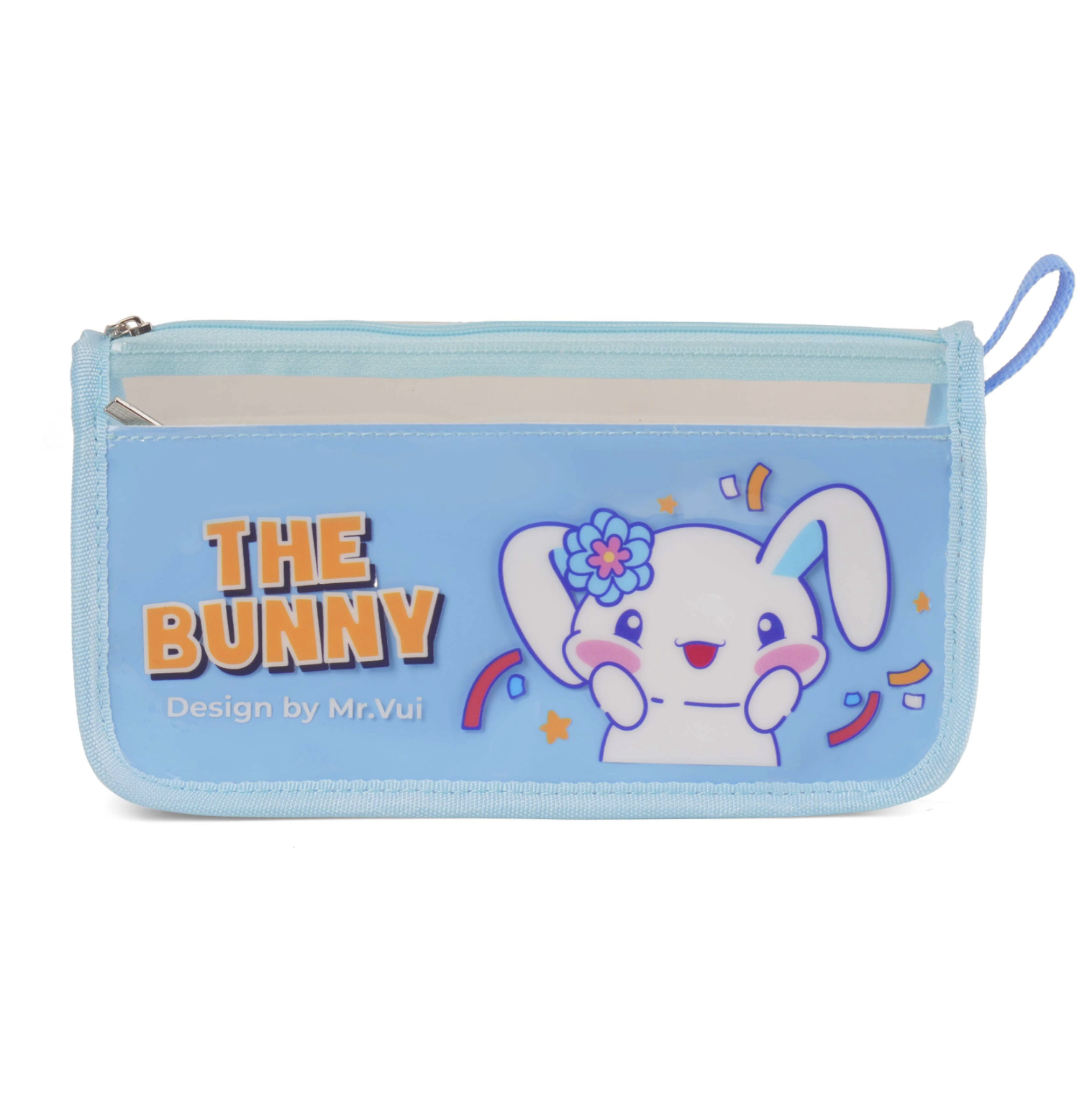 Bóp viết (Hộp bút) MR VUI 005 cho bé trai bé gái lớp 1 2 3 4 5 - Siêu nhẹ, phụ kiện đáng yêu, chống thấm