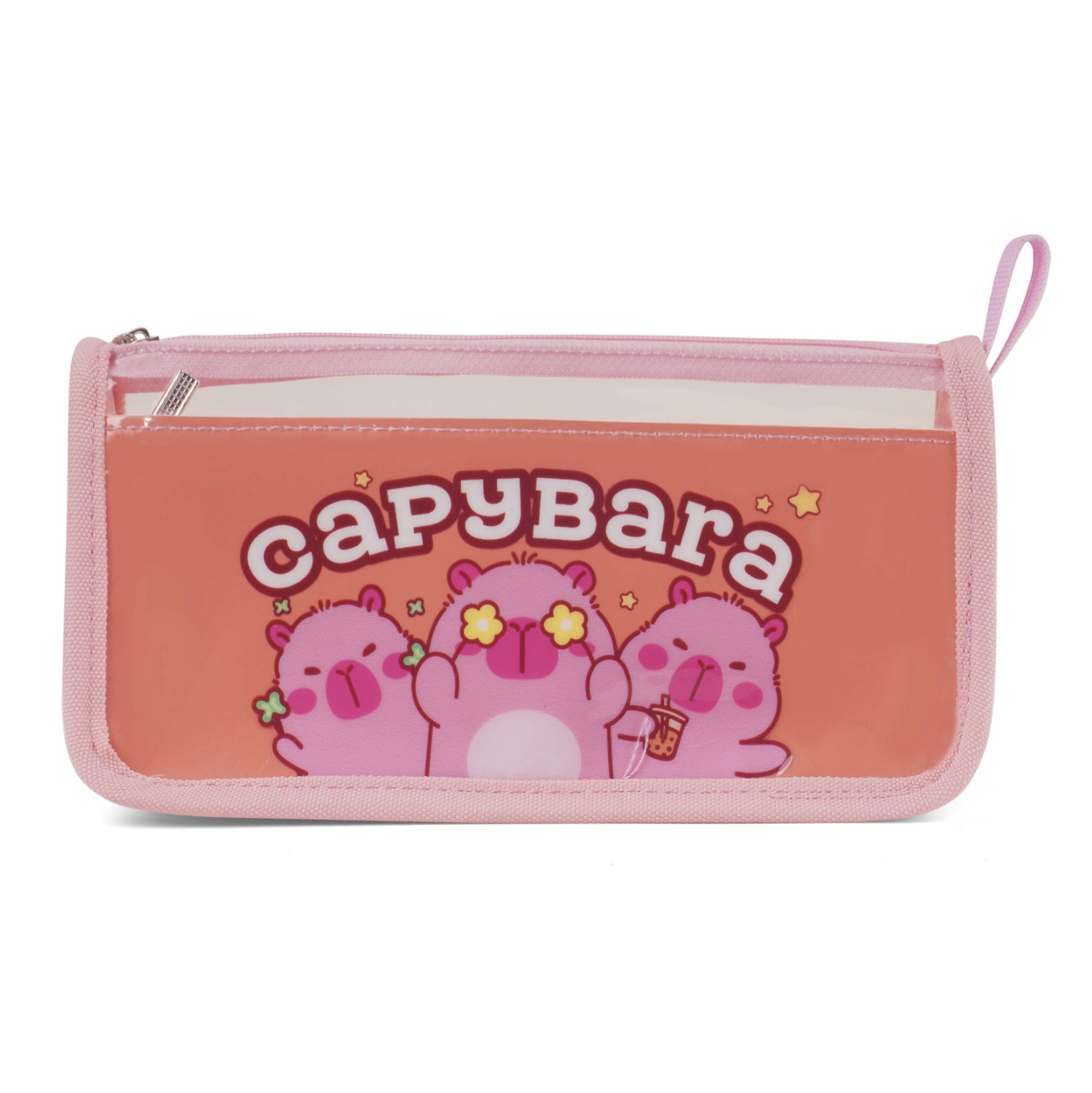 Bóp viết (Hộp bút) MR VUI 005 cho bé trai bé gái lớp 1 2 3 4 5 - Siêu nhẹ, phụ kiện đáng yêu, chống thấm