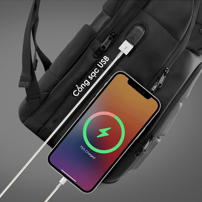 Balo Du Lịch Laptop 15.6 inch Cao Cấp KINGBAG MARCUS