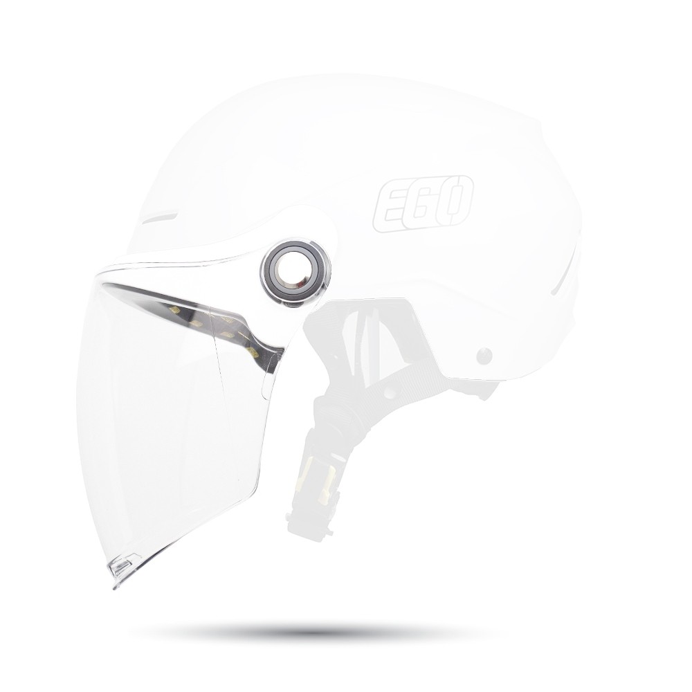 Kính chắn gió mũ bảo hiểm EGO E-22/E-23 - Kính rời dài/ngắn tháo lắp chống bụi, nắng (không bao gồm mũ)