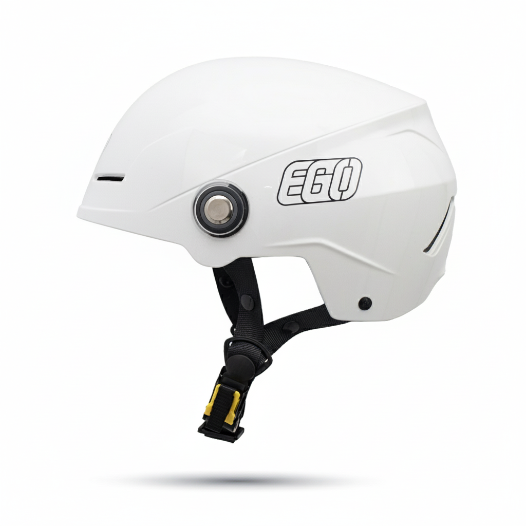 Mũ bảo hiểm 1/2 đầu EGO E-23 không kính vòng đầu lớn - MBH nửa đầu thoáng khí, an toàn, có núm điều chỉnh size
