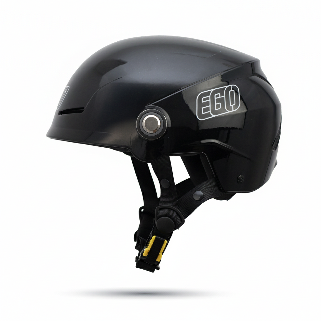 Mũ bảo hiểm 1/2 đầu EGO E-23 không kính vòng đầu lớn - MBH nửa đầu thoáng khí, an toàn, có núm điều chỉnh size