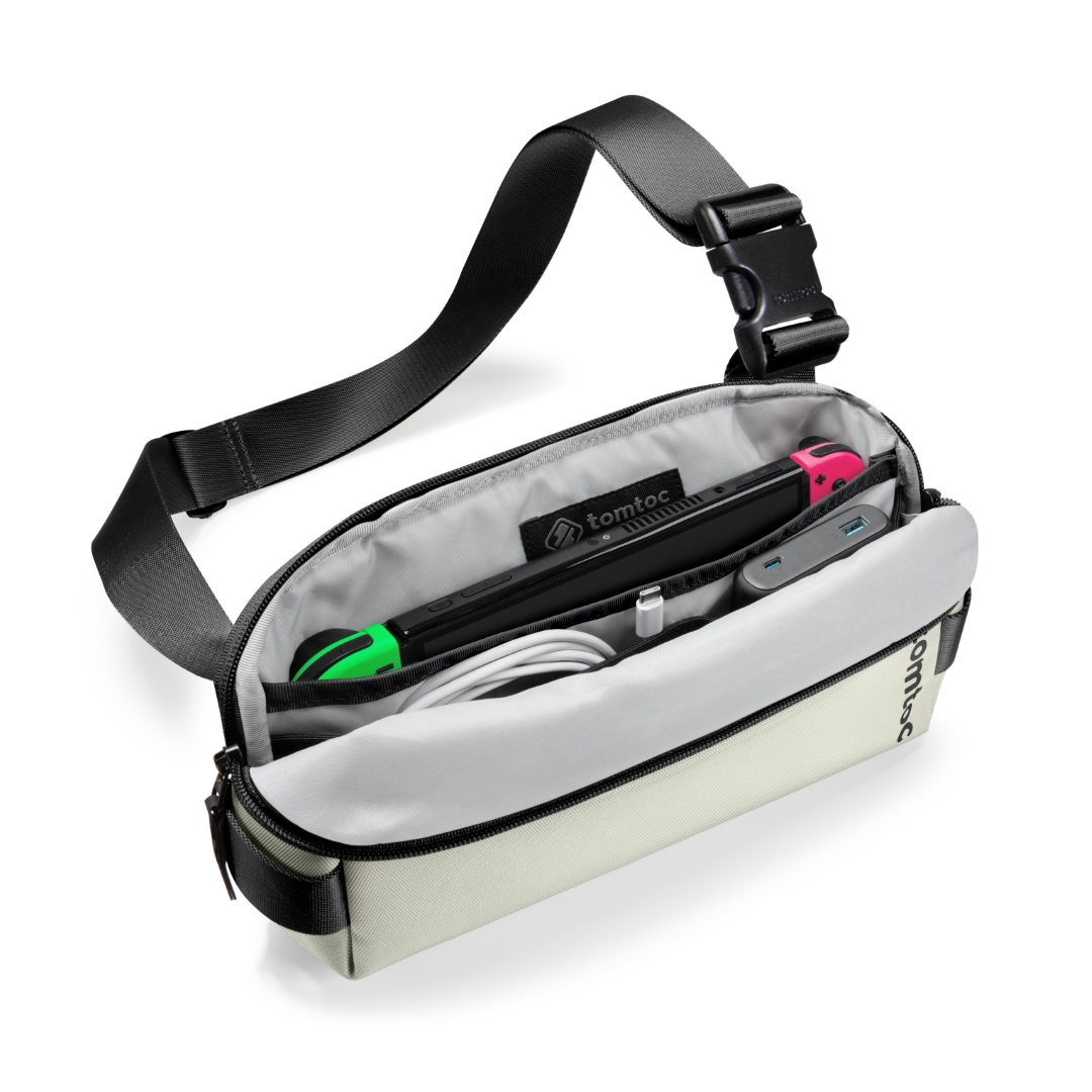 Túi Đeo Chéo TOMTOC Lightweight Sling Bag S Last Summer T21S1G2 Light Gray