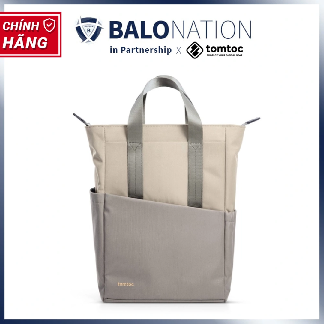 Balo TOMTOC Slash Flip Laptop Backpack 12L Macbook Ultrabook 13 14 inch T63M1K1